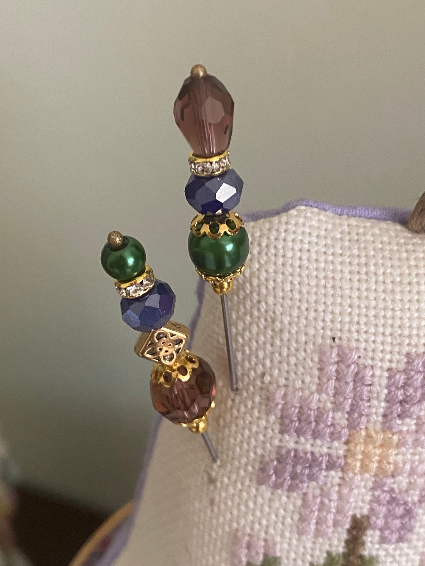 “Midnight in the Garden” Decorative Pins