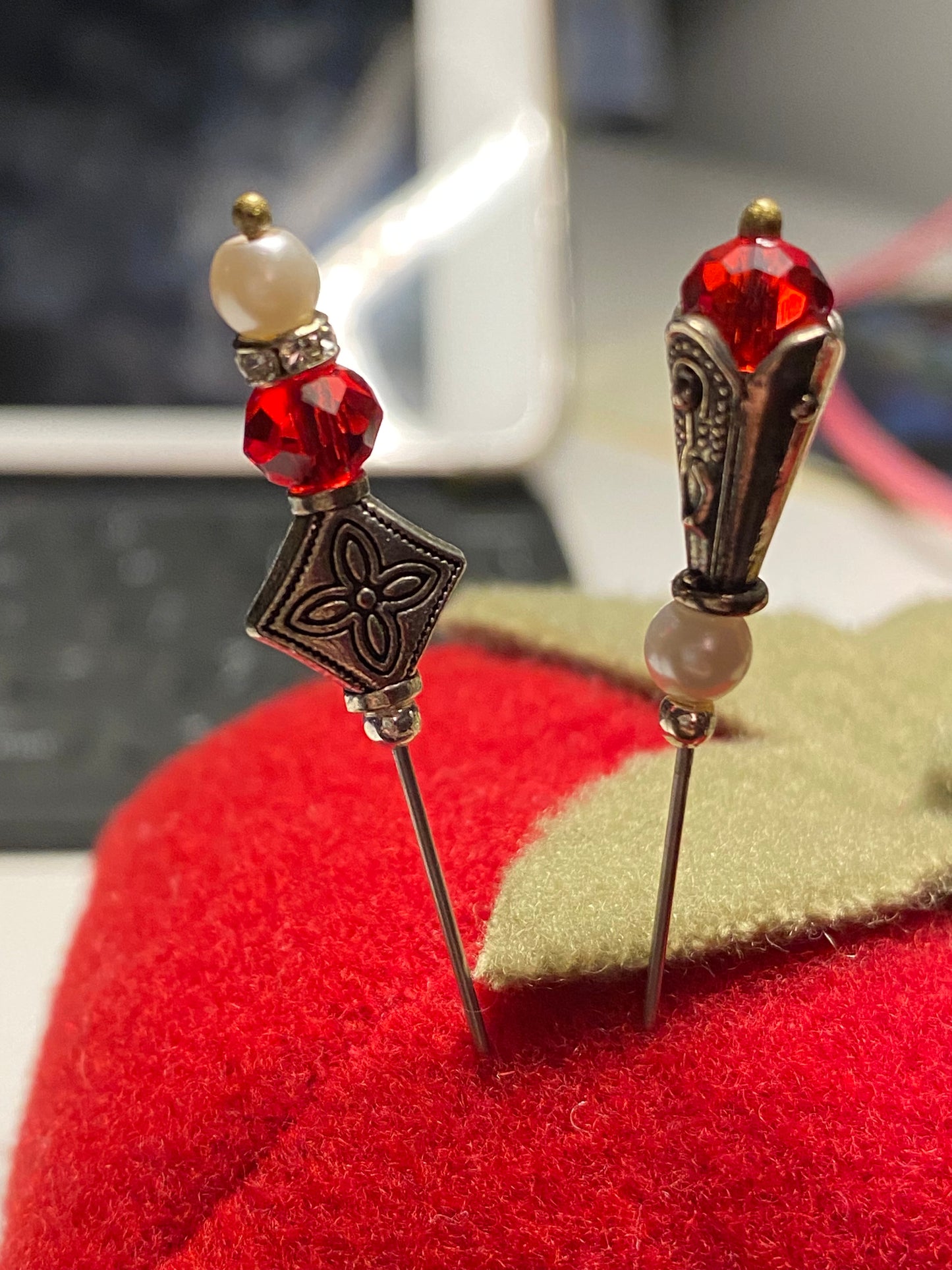 “Red Moon House” Decorative Pins