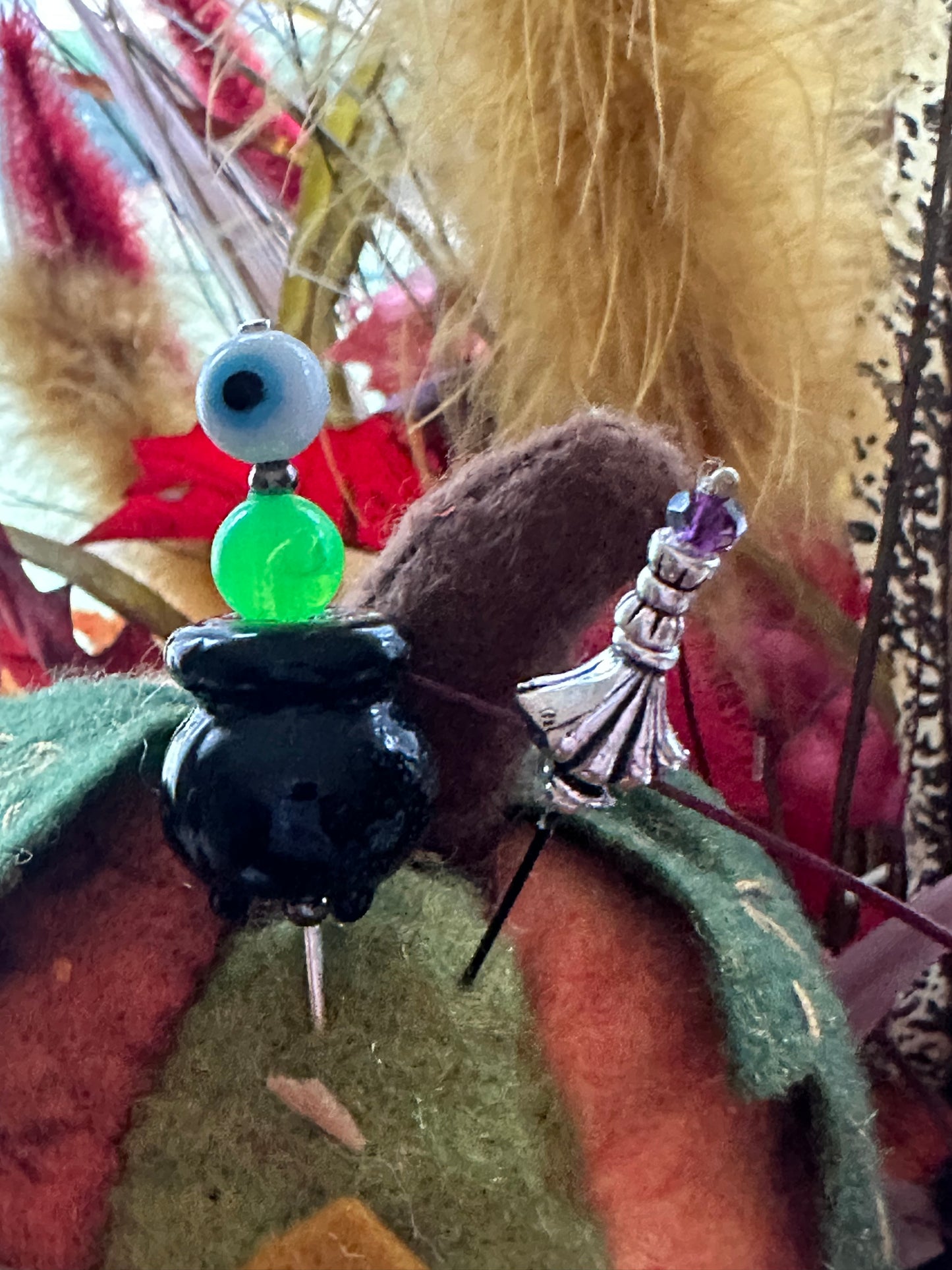 “Eye of Newt” Decorative Pins