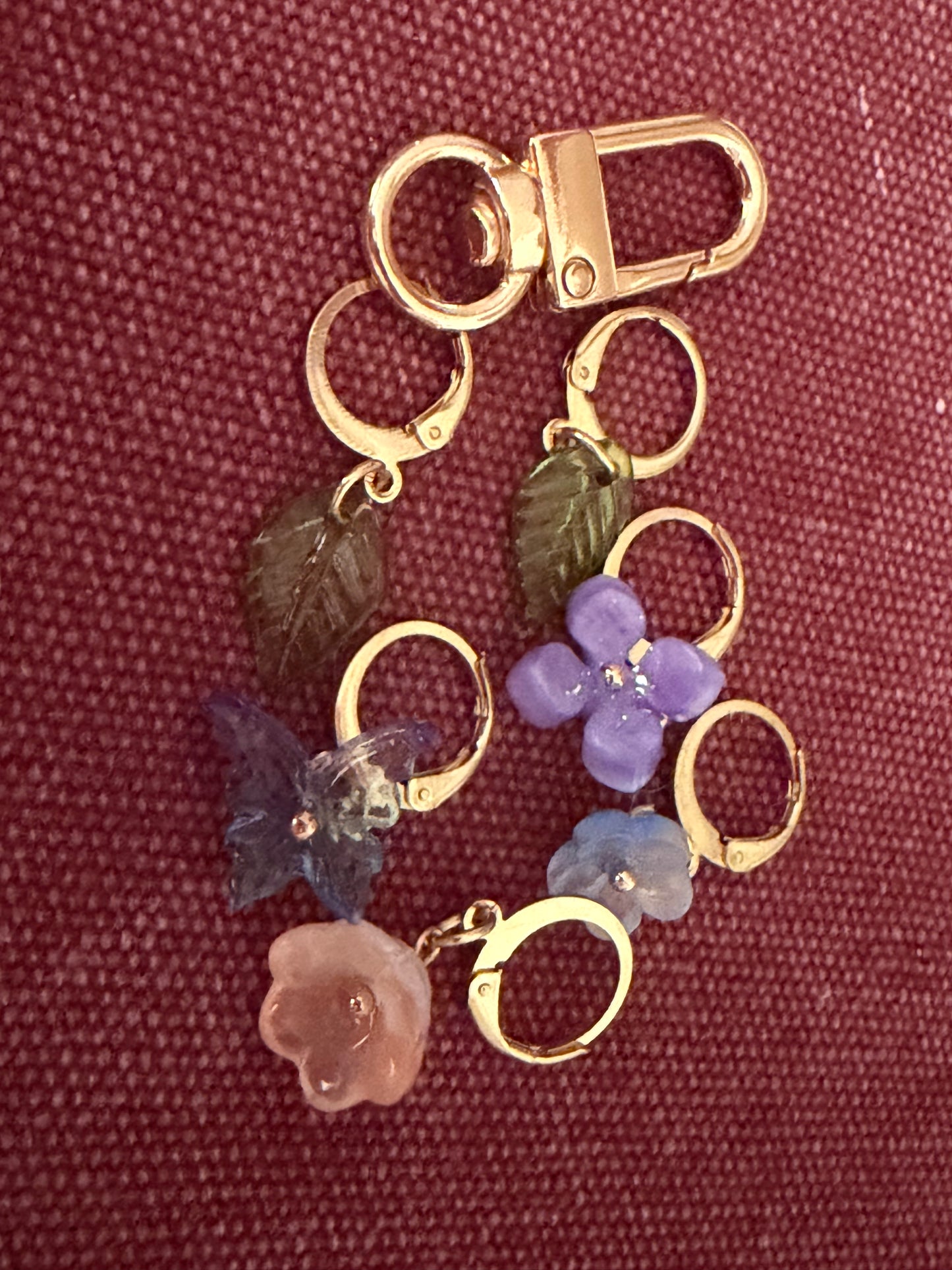 “Needleworker’s Bouquet” Stitch Markers