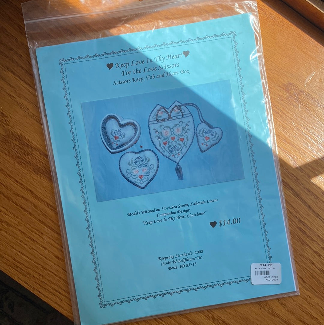 Keepsake Stitches “Keep Love in Thy Heart” Chart