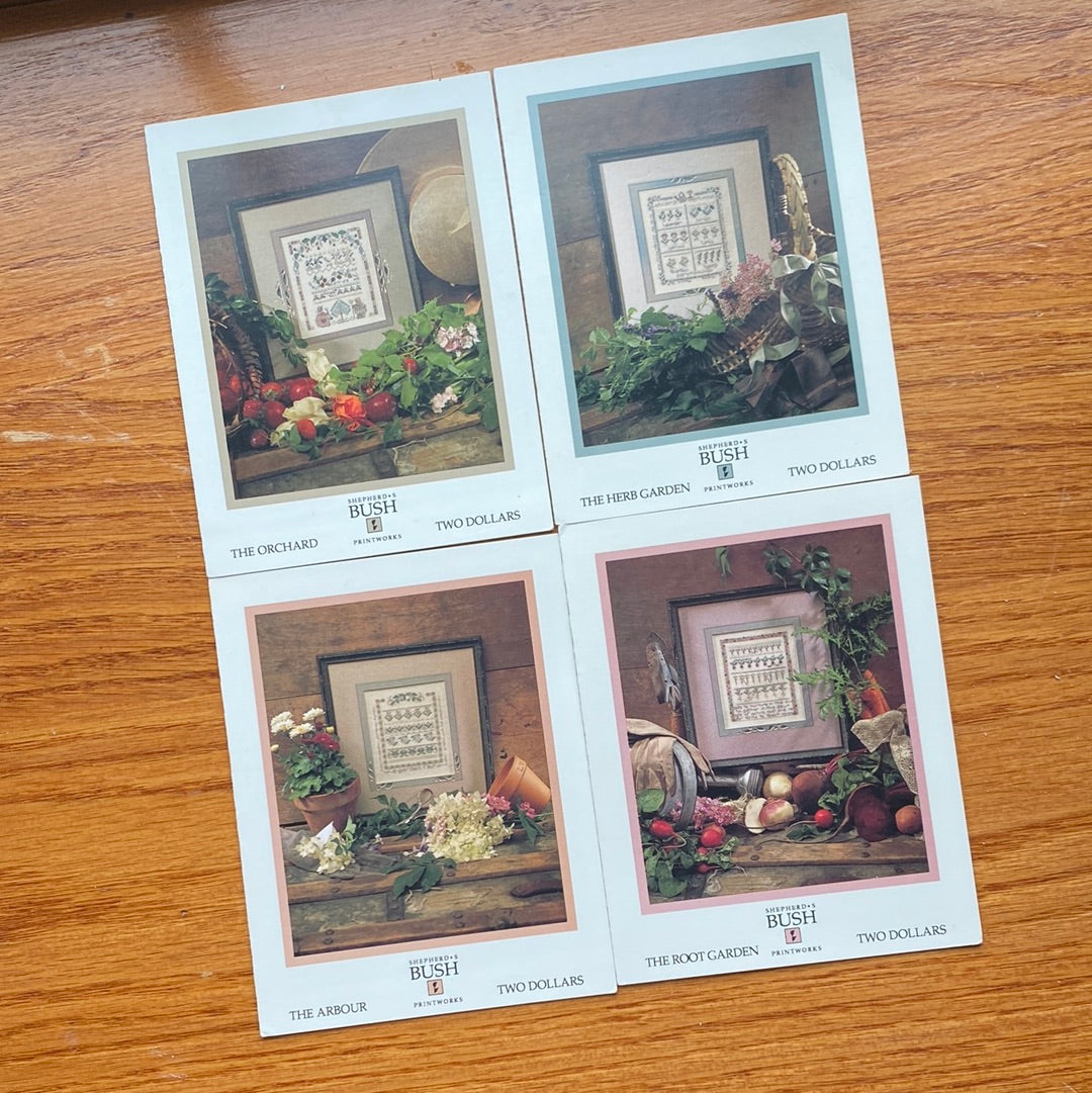 Shepherd’s Bush Orchard, Root Garden, Herb Garden, and Arbour Charts