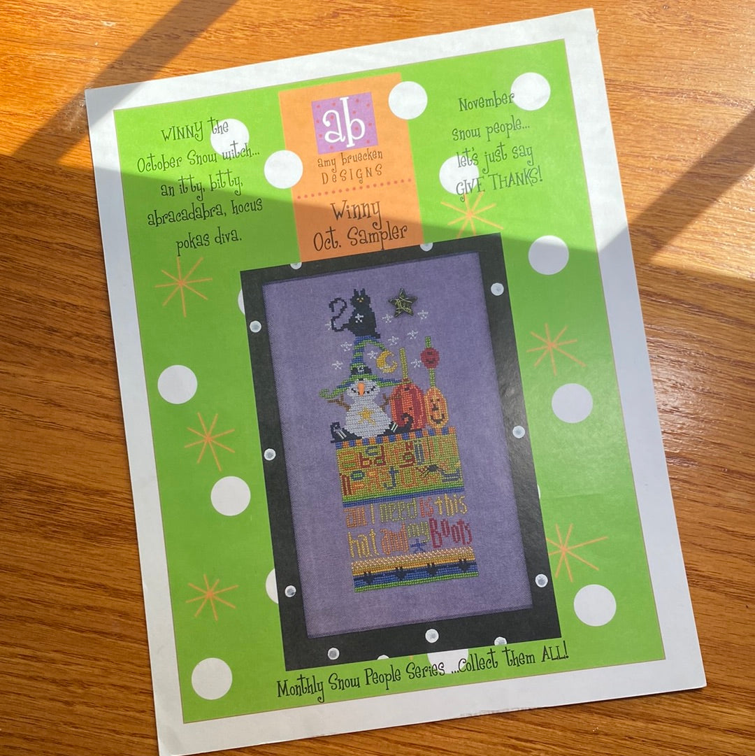 Amy Bruecken Designs “Winny October Sampler” Chart