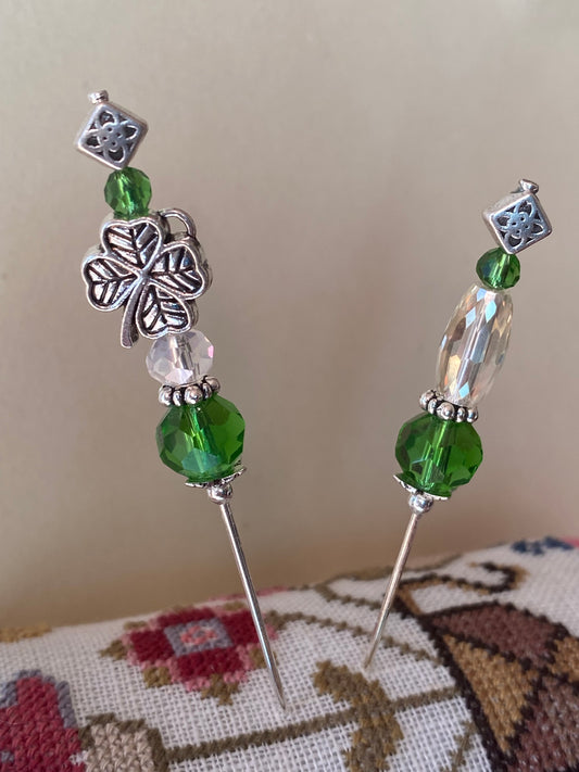 “Luck to You!” Charmed Counting Pins