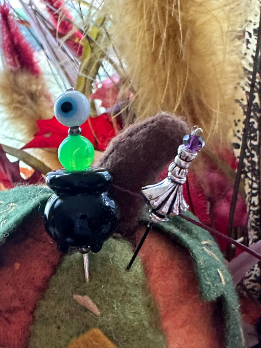 “Eye of Newt” Decorative Pins