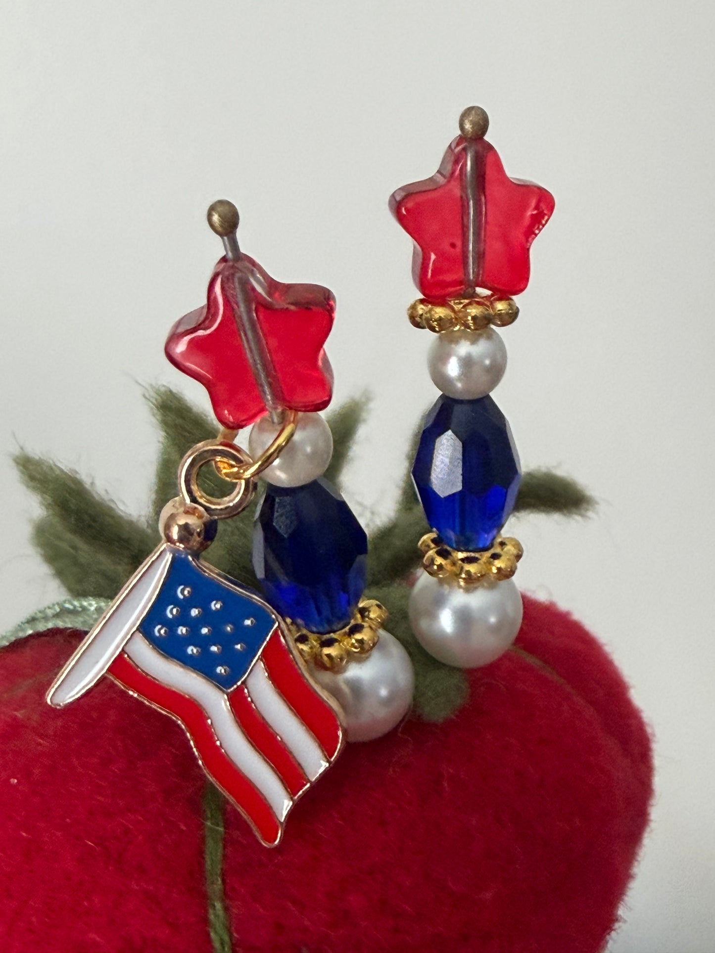 “Pearls and Stripes" Decorative Pins