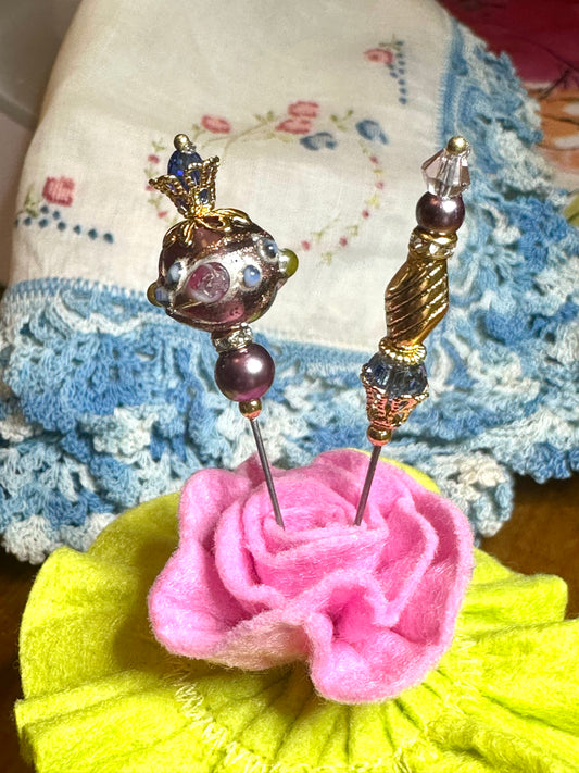 “Timeless Elegance" Decorative Pins