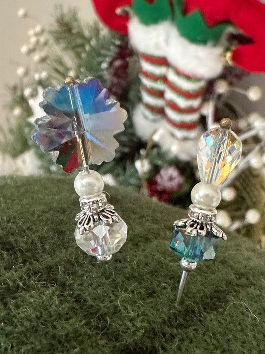 “Snowfall” Decorative Pins