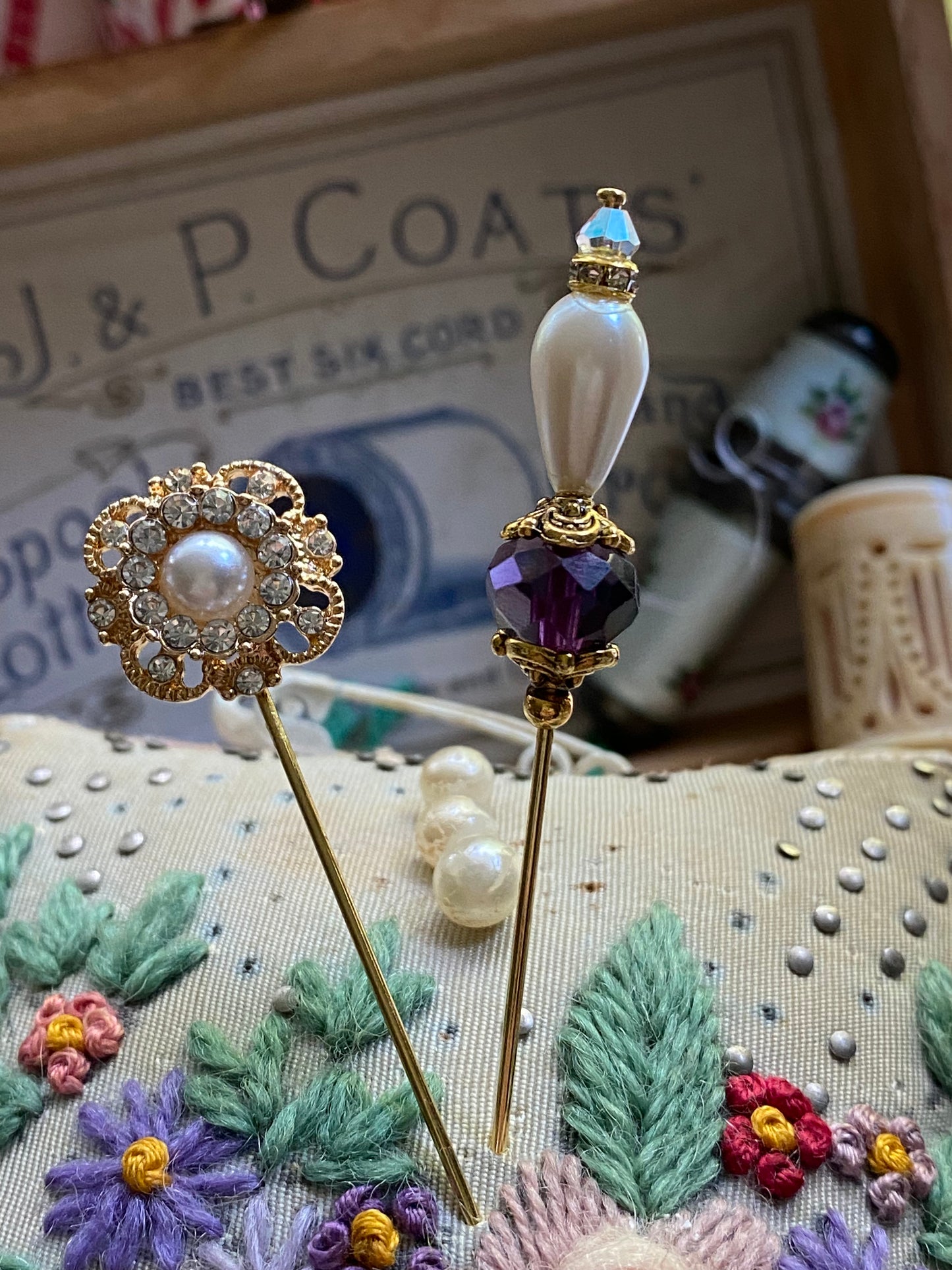 “Milady’s Hat Pins” Decorative Pins