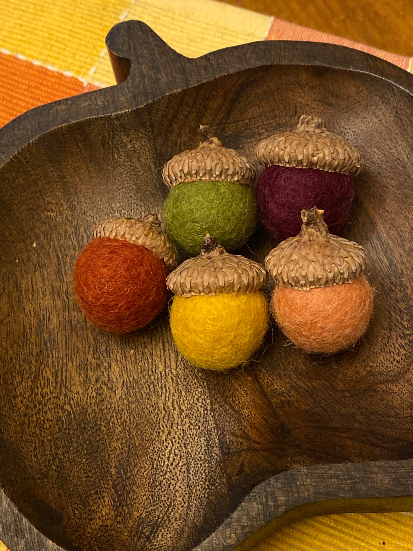 Wool Acorns