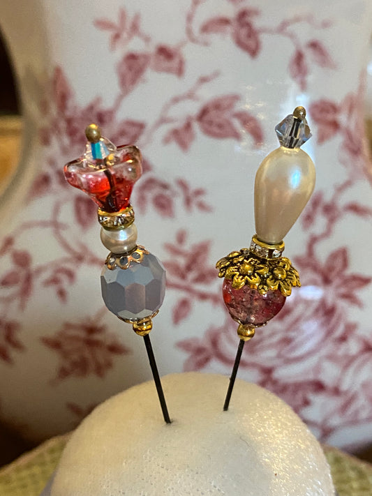 “Flowers for Helen” Decorative Pins