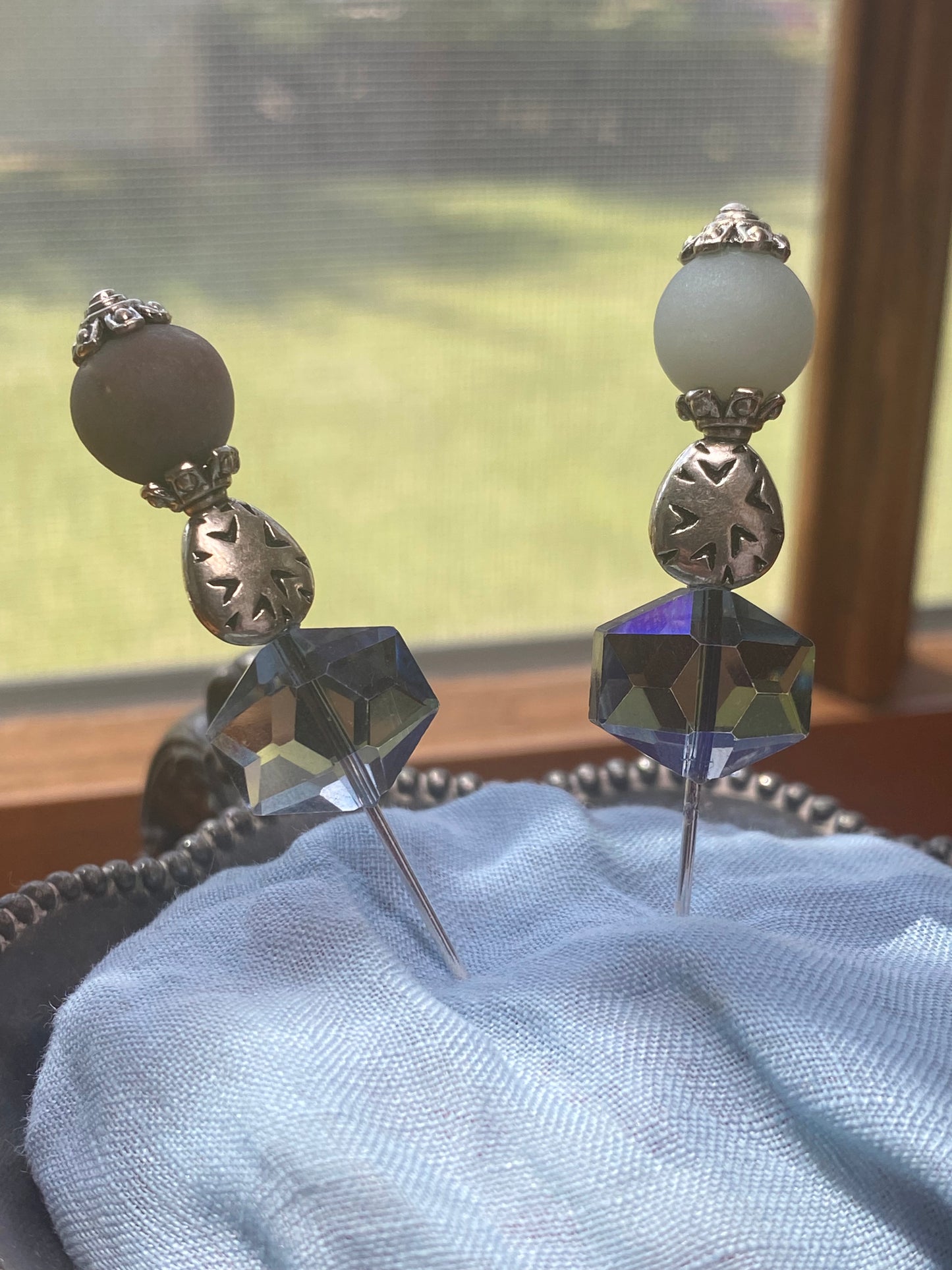 “Maid of the Mists” Charmed Counting Pins and Matching Scissor Fob